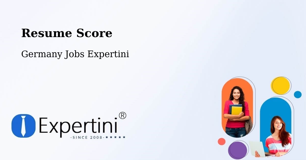 Resume Score & Job Description Match Tool – Kelheim - Germany Jobs Expertini